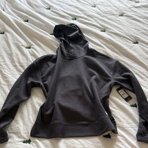 Peloton Gray Waffle Hooded Sweatshirt (NWT!), size M
